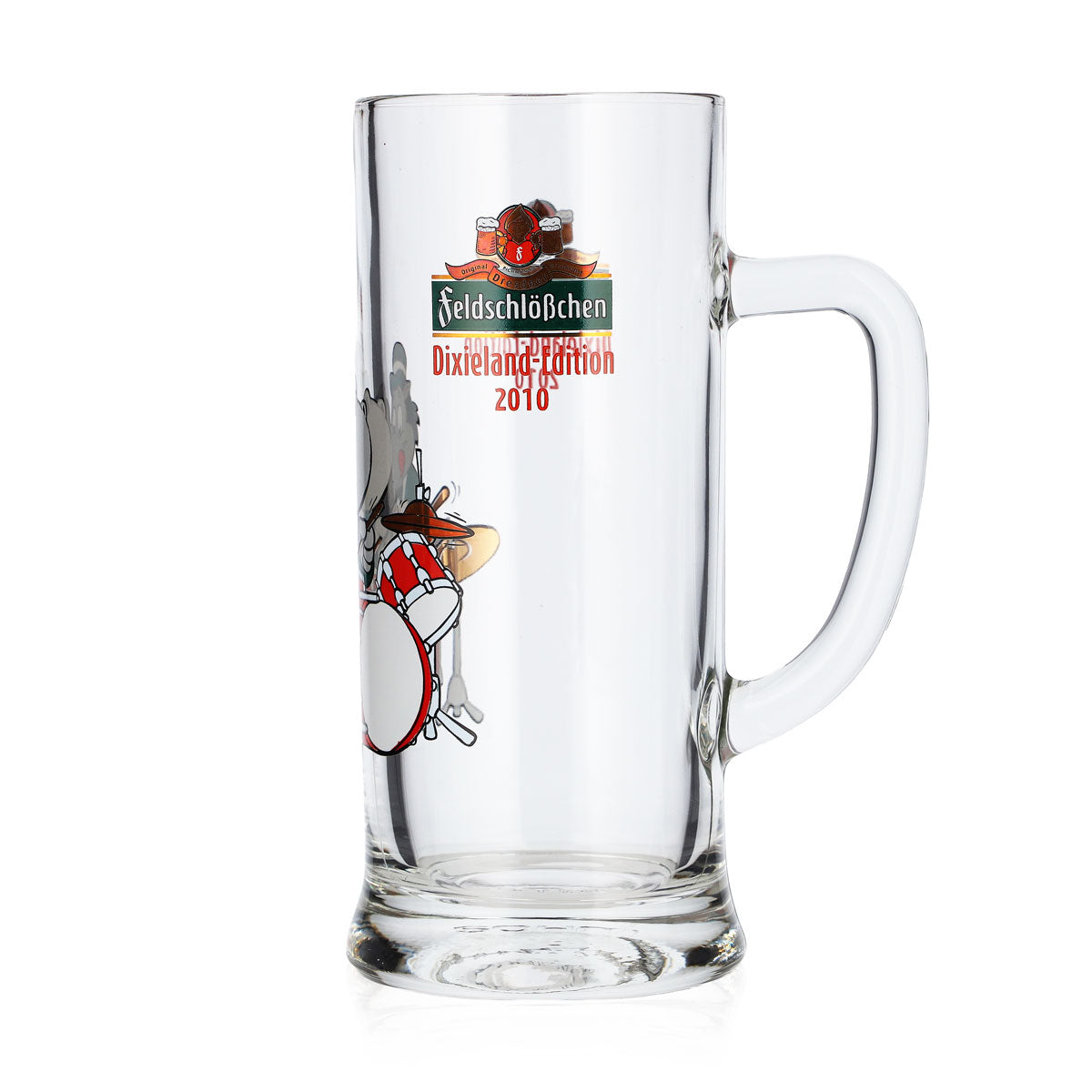 Szklanka do piwa Feldschlösschen 0,3 l – kufel jubileuszowy „Seidel 2010” z serii Dixieland – Widok 5