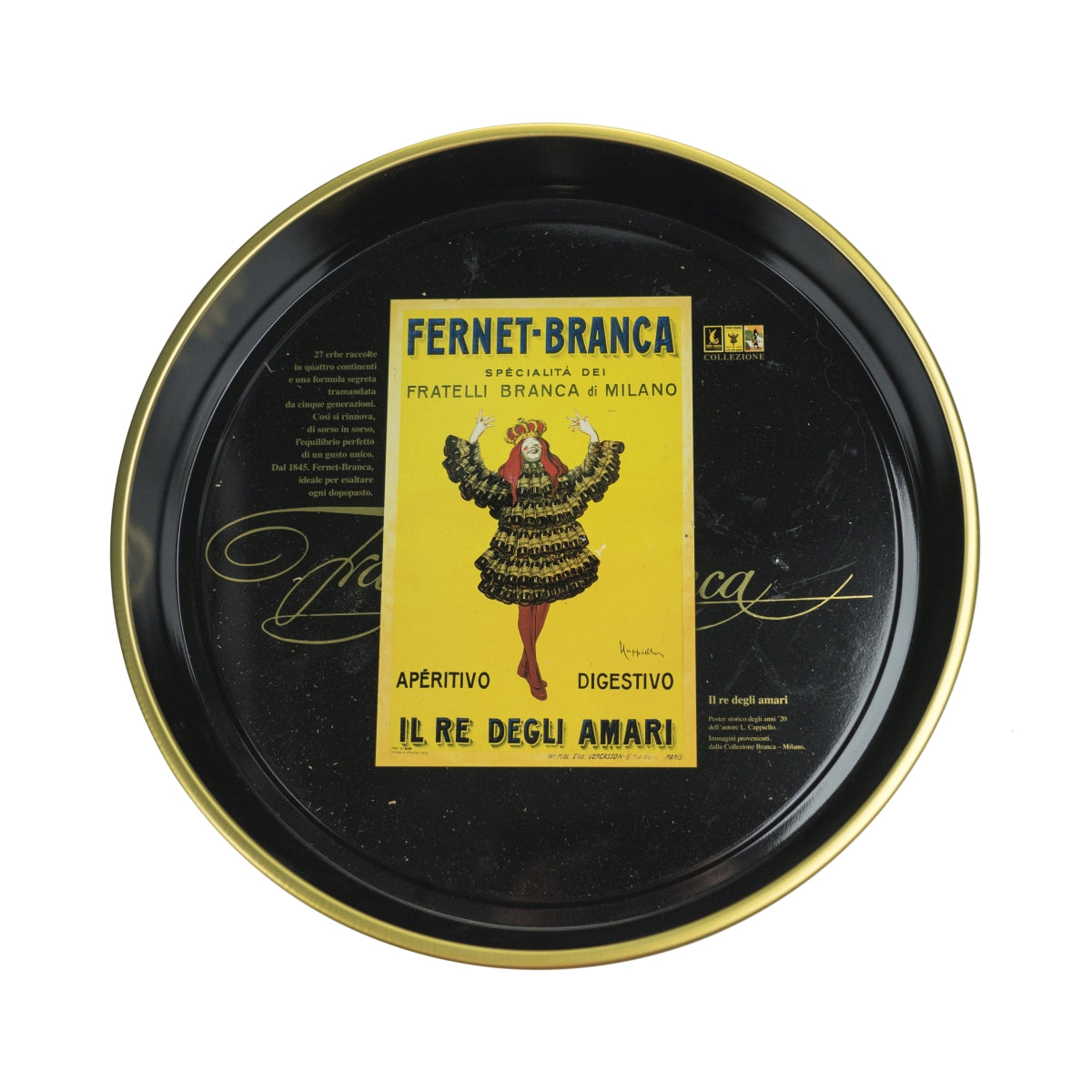 Taca Fernet Branca Ø35cm catering kobieta kelner taca do serwowania usługa