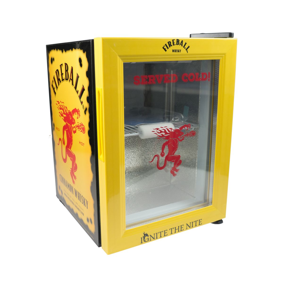 Lodówka Fireball Mini Freezer Whisky Bottle Cooler Lodówka Cinnamon