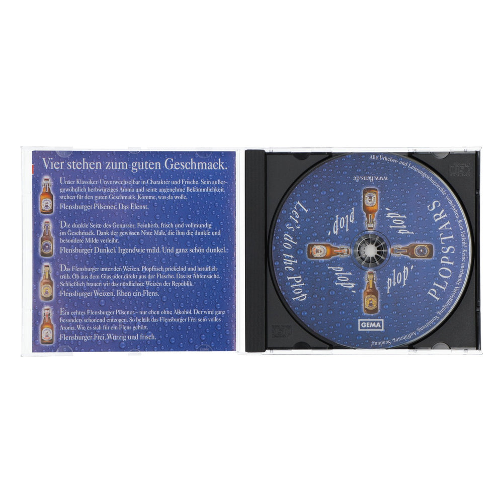 Płyta CD zespołu Flensburger Plopstars „Let's do the Plop” – kultowe brzmienie i multimedia