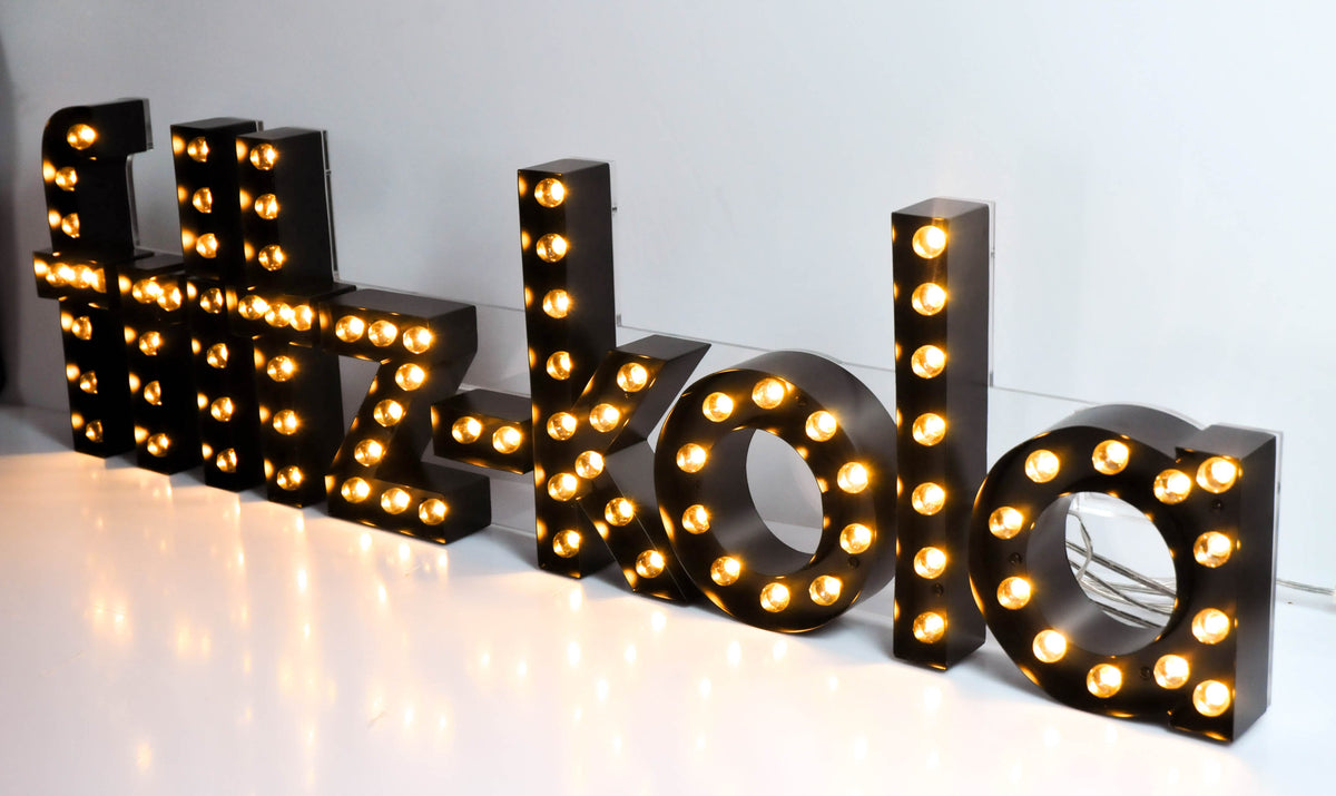 Fritz Kola Reklama świetlna LED Reklama świetlna Rama metalowa XXL 84 lampy