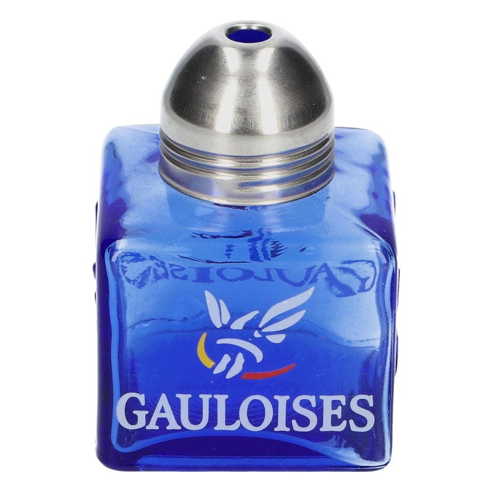 Gauloises Solniczka Niebieskie szkło Akcesoria barowe Pieprzniczka Akcesoria kuchenne Tequila