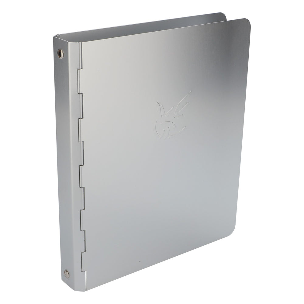 Gauloises Teczka na menu Teczka ringowa Srebrna Aluminium Din A5