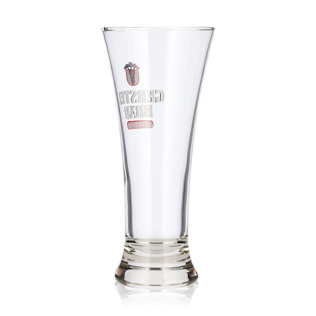 Szklanka do piwa Gerstel Bräu 0,32 l, typu longdrink, z czerwonym logo, Dark Durabor – Widok 3