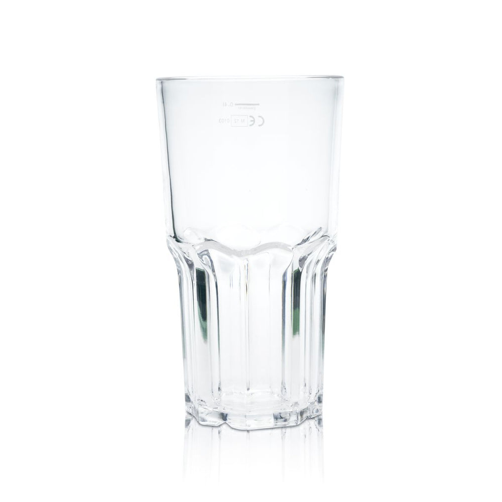 glass4ever szklanka 0,47l plastikowa szklanka wielokrotnego użytku nietłukąca uniwersalna