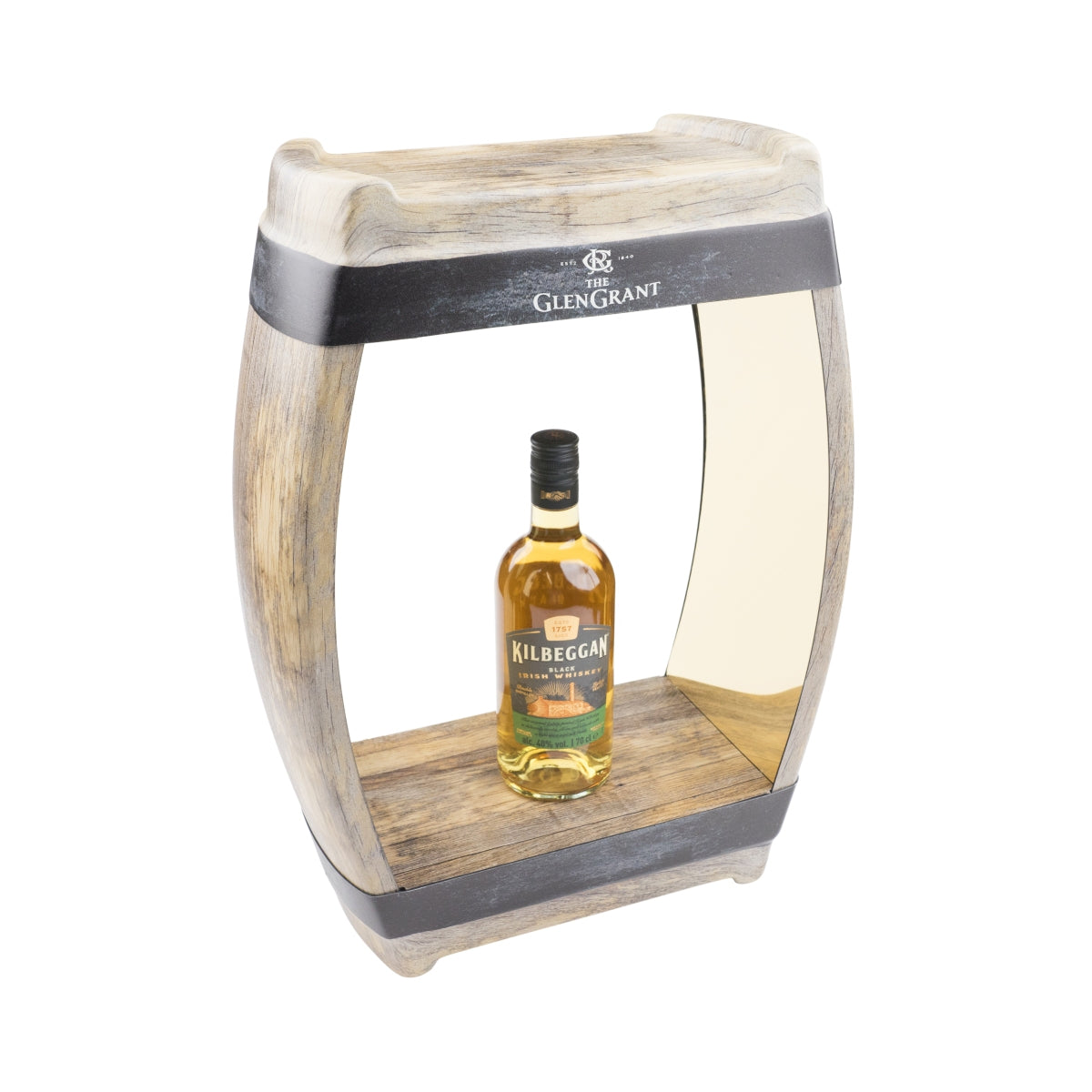 Glen Grant Glorifier Bottel Display Wooden Cask Design Display Bottle Whisky – Widok 3