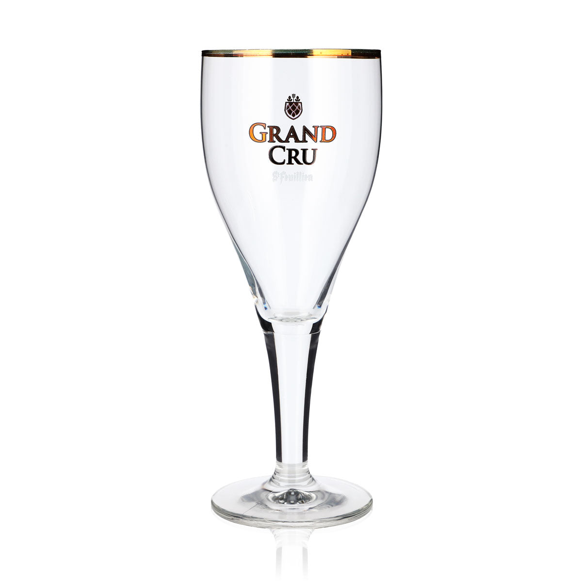 Kieliszek do piwa Grand Cru 0,55 l, puchar z złotą obwódką