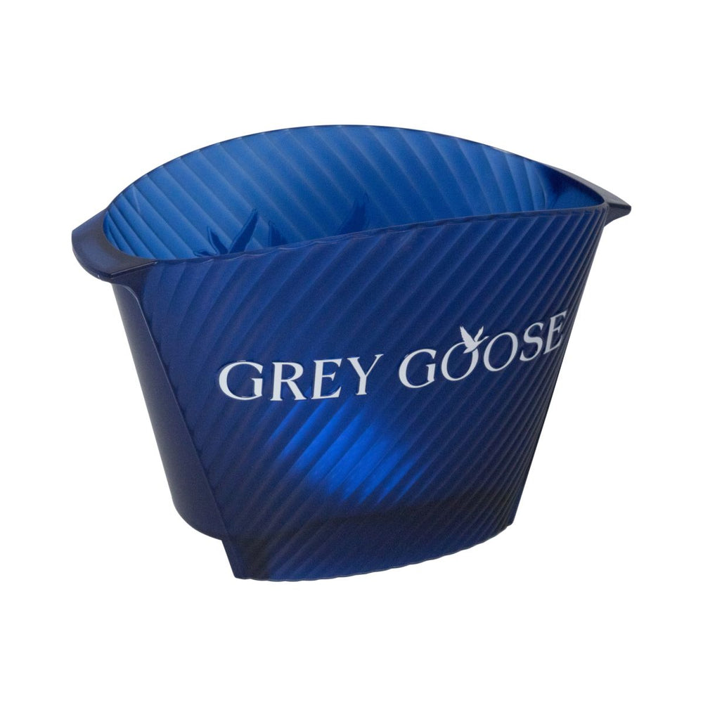 Podświetlany kubełek na lód Grey Goose Cooler Blue Magnum Striped LED na 2 butelki