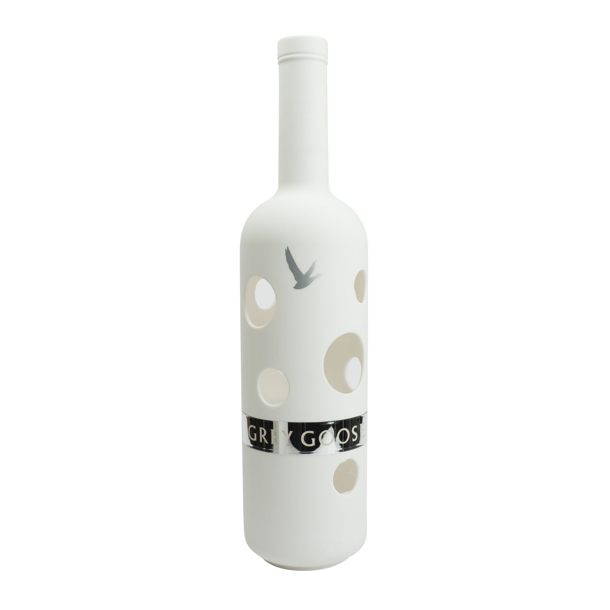 Grey Goose Vodka Glorifier Holes biały stojak na butelki 1l dekoracja baru