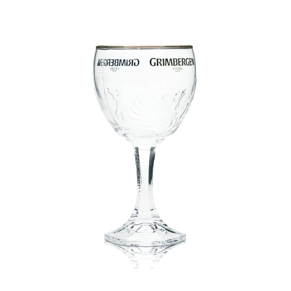 Szklanka do piwa Grimbergen 0.25l puchar szklanka wzór Phoenix szklanki Belgia Abbey Beer