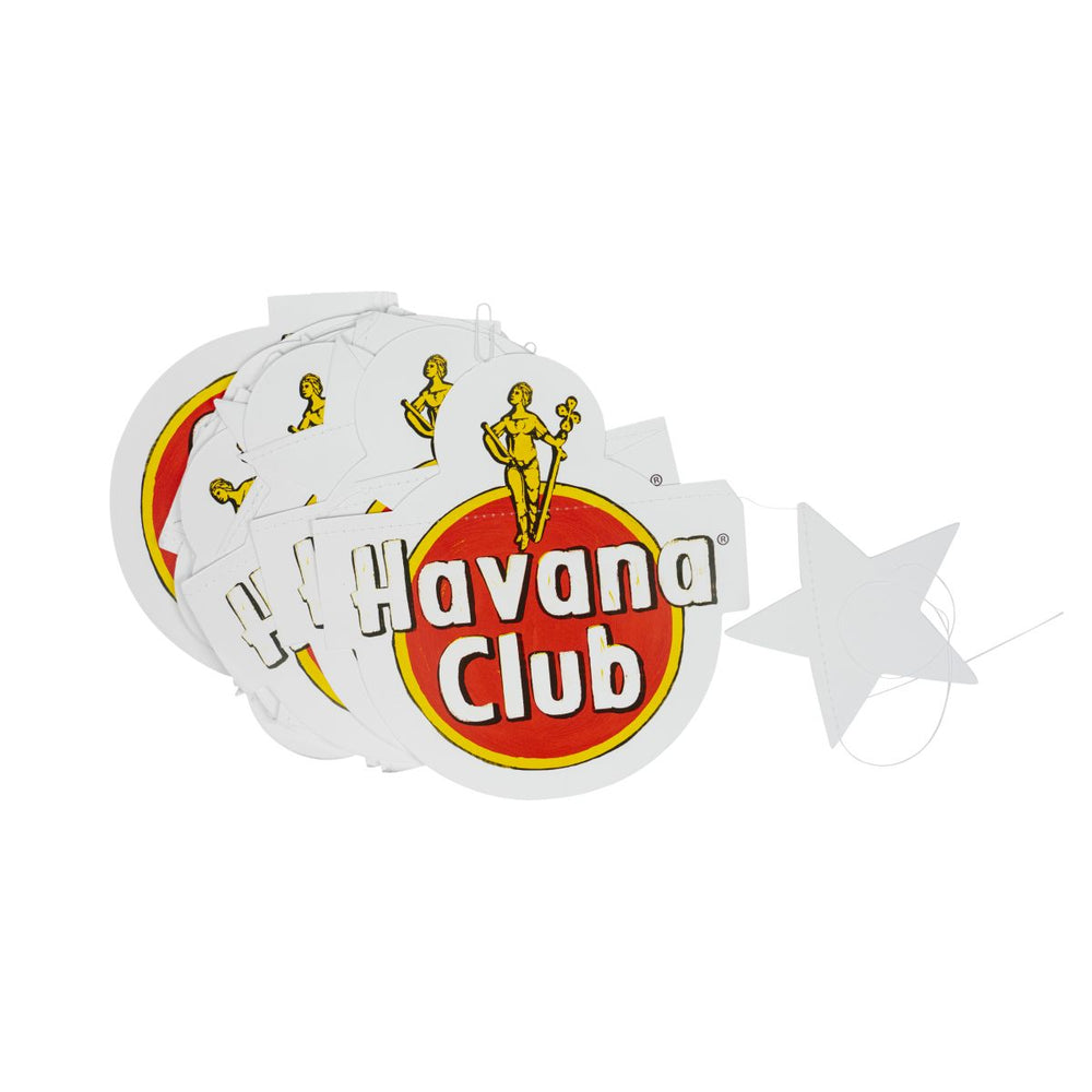 Havana Club łańcuch proporczyków girlanda dekoracja imprezowa dekoracja baru dekoracja reklamowa