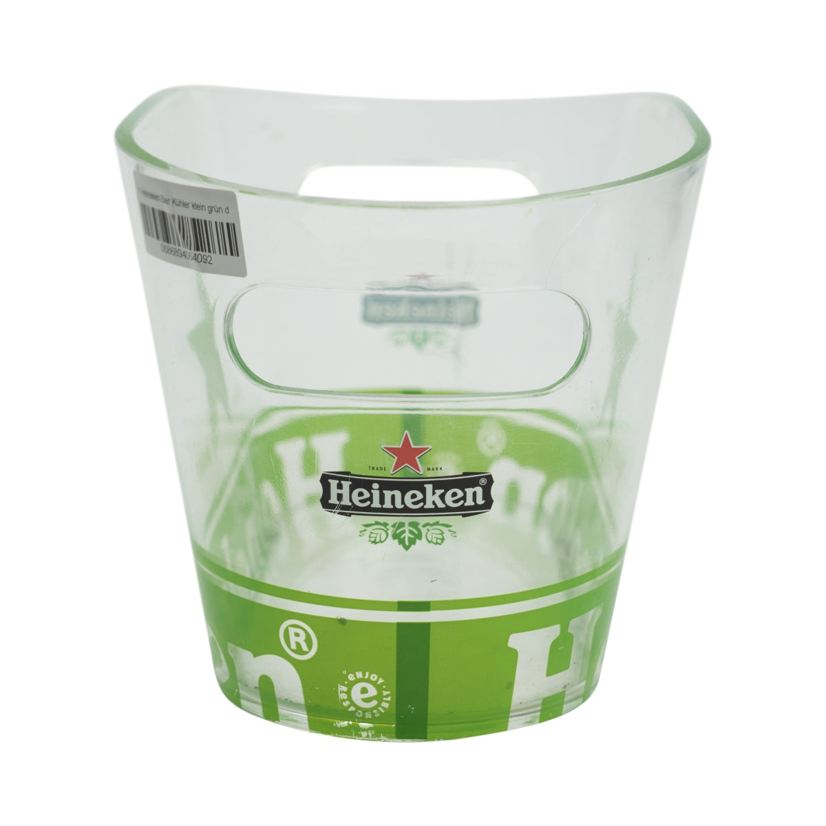 Chłodziarka do piwa Heineken Mała, zielona, przezroczysta, używana chłodziarka do lodu Bar Ice Cooler – Widok 2