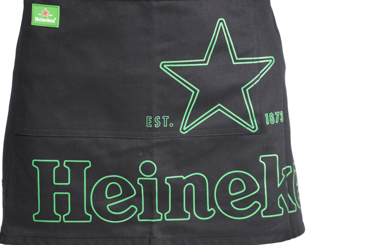 Heineken fartuch kelnerski krawat krótka torba obsługa gastro kelner bar kawiarnia – Widok 3