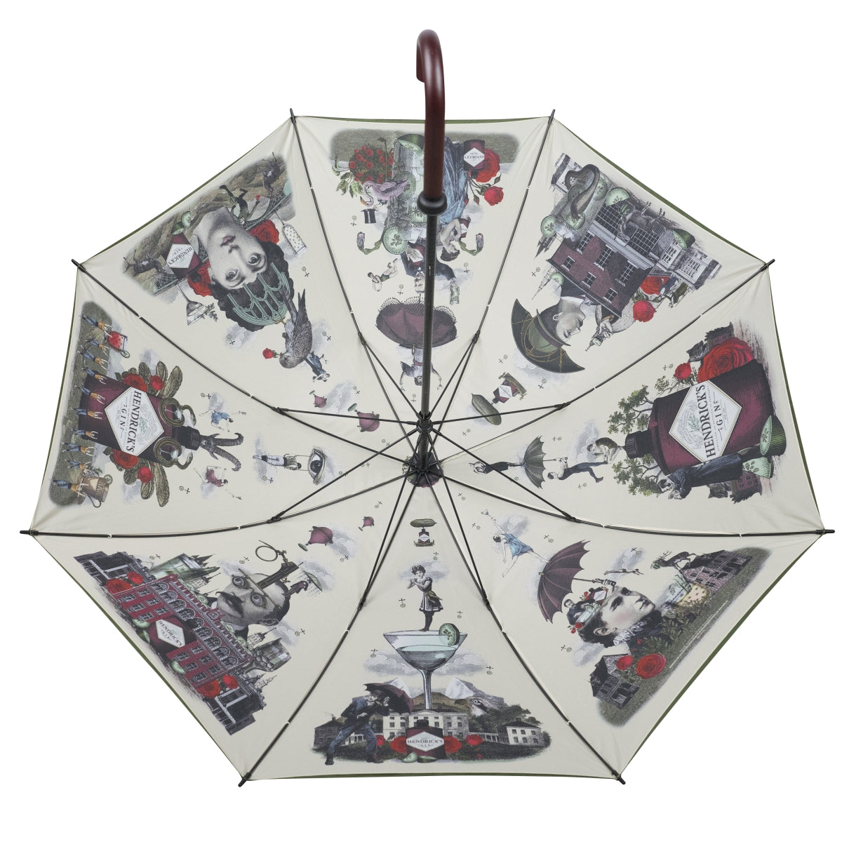 Hendricks parasol parasol parasol deszcz słońce Ø134cm Stormproof Outdoor – Widok 4