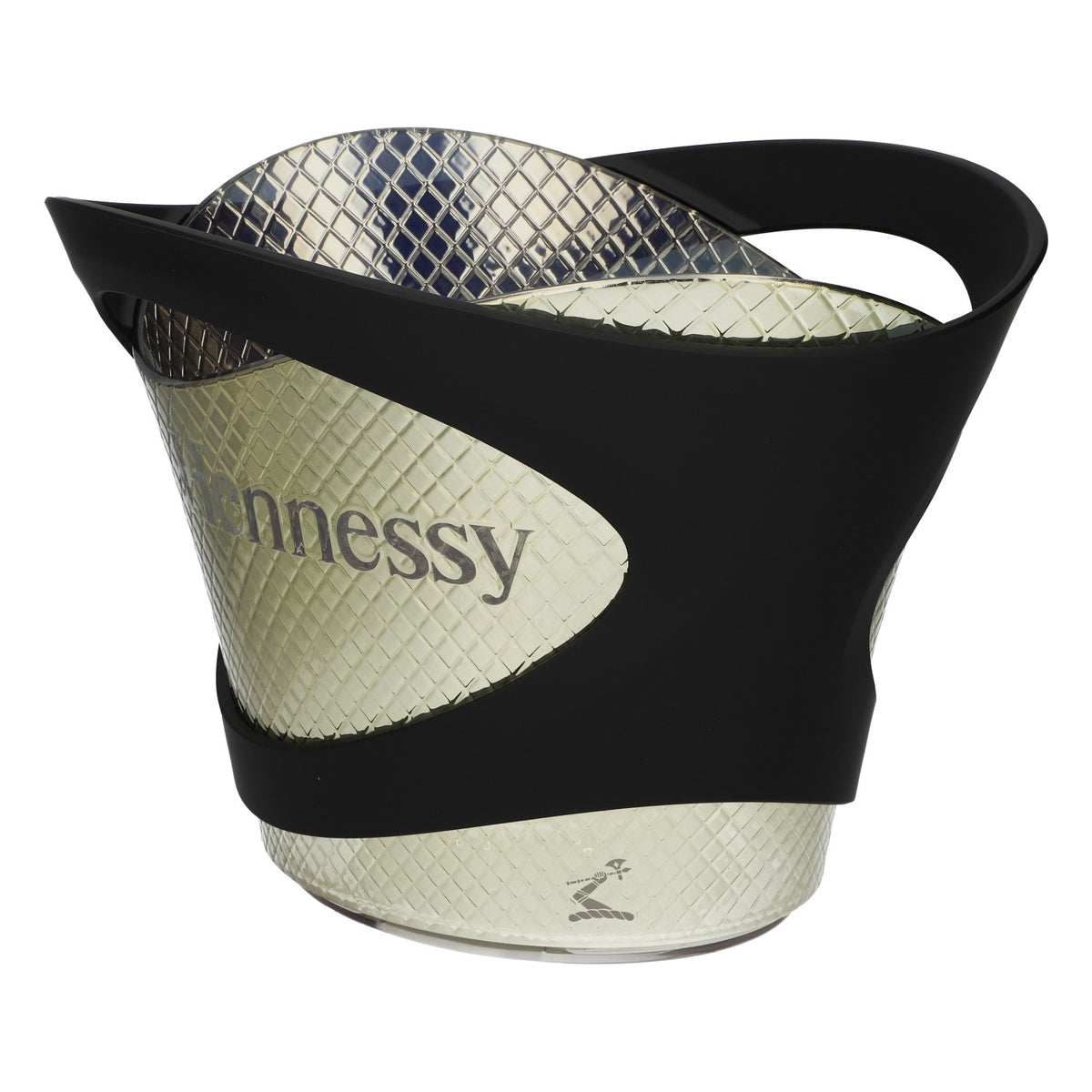 Hennessy Whiskey LED Chłodziarka Pojemnik na kostki lodu Akumulator złoty/czarny Duży – Widok 4