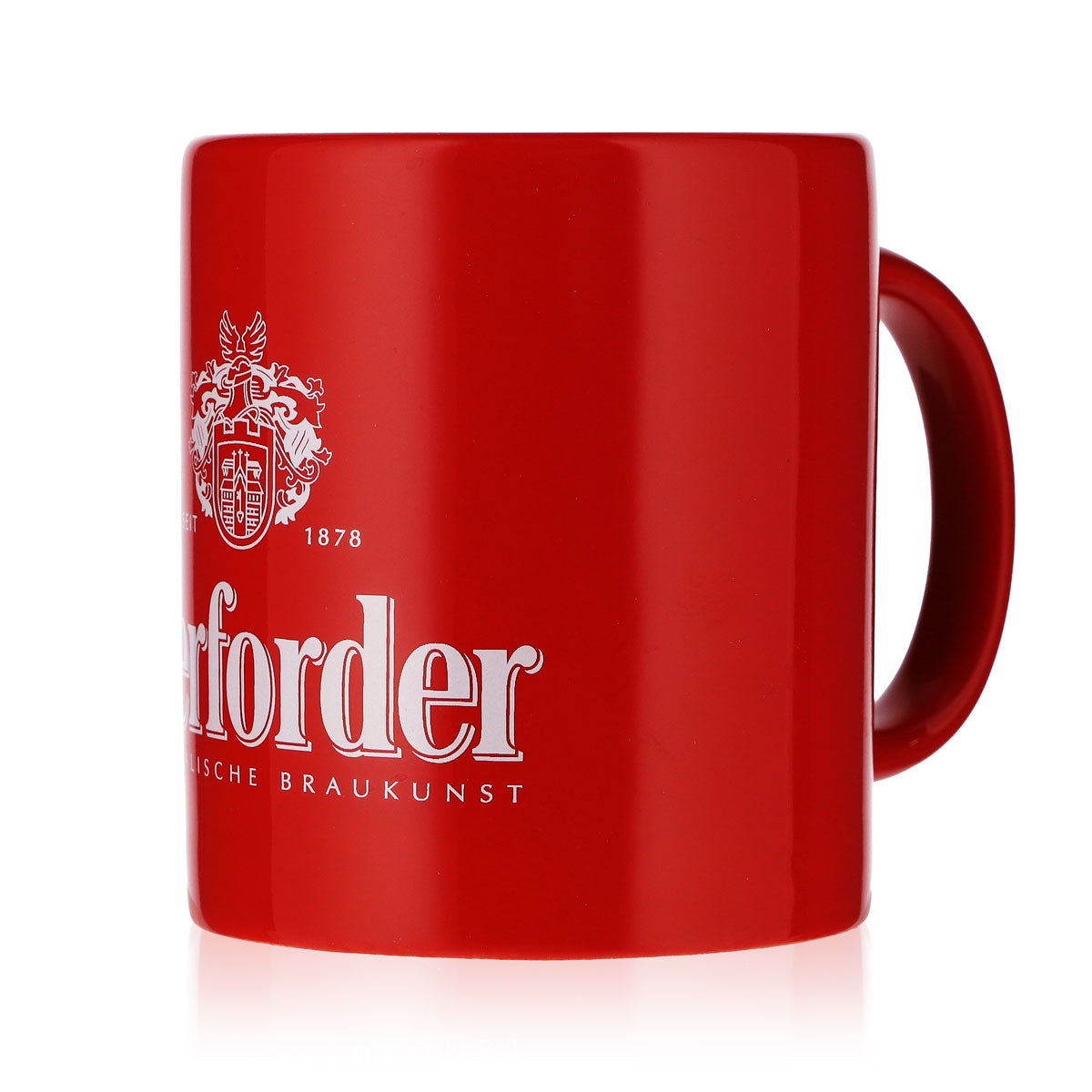 Browar Herforder Piwo Porcelanowy kubek do kawy Kubek Piwo z ponczem czerwony – Widok 3