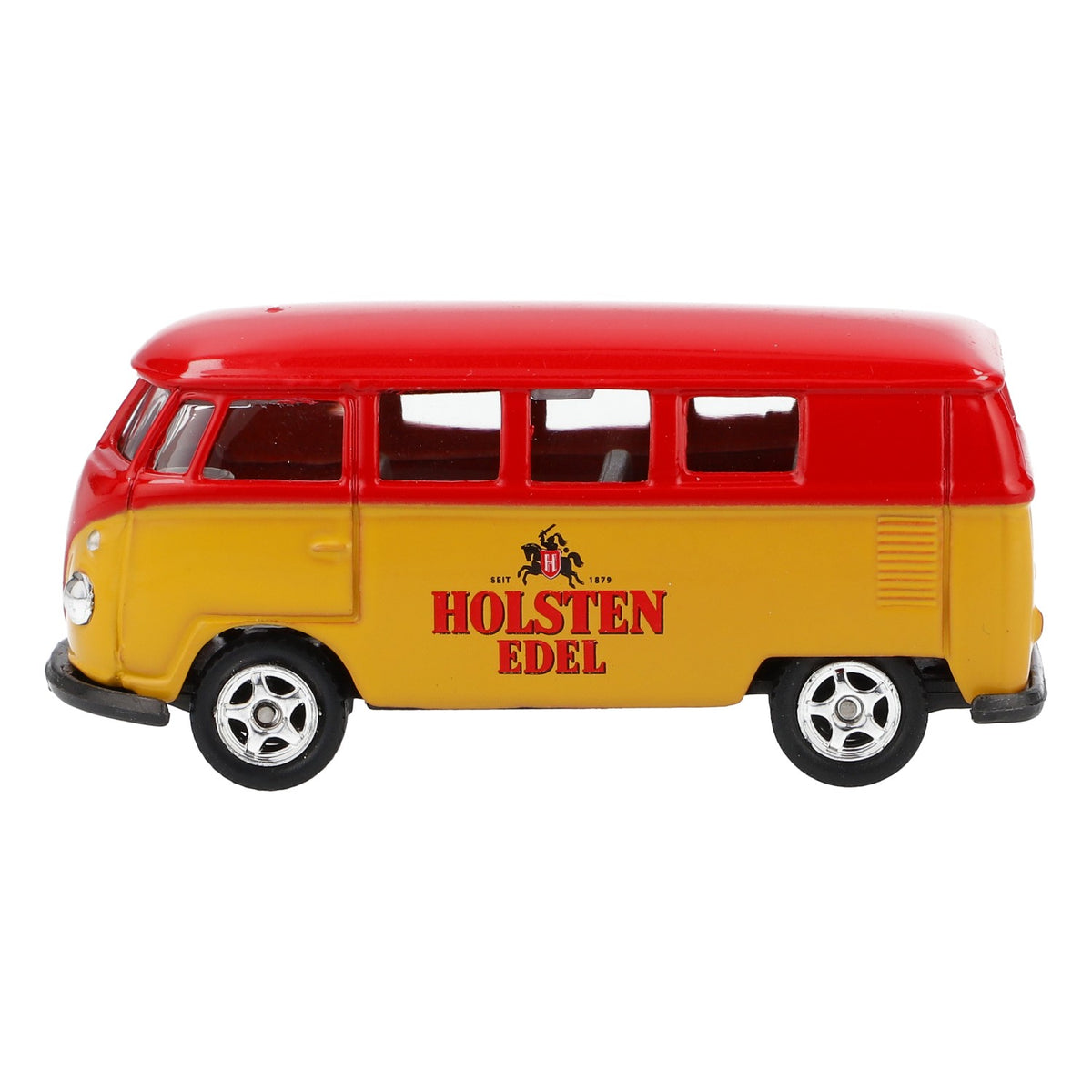 Model samochodu Holsten Bier 1962 VW Bulli Model samochodu w skali 1:64 Czerwono-żółty – Widok 2