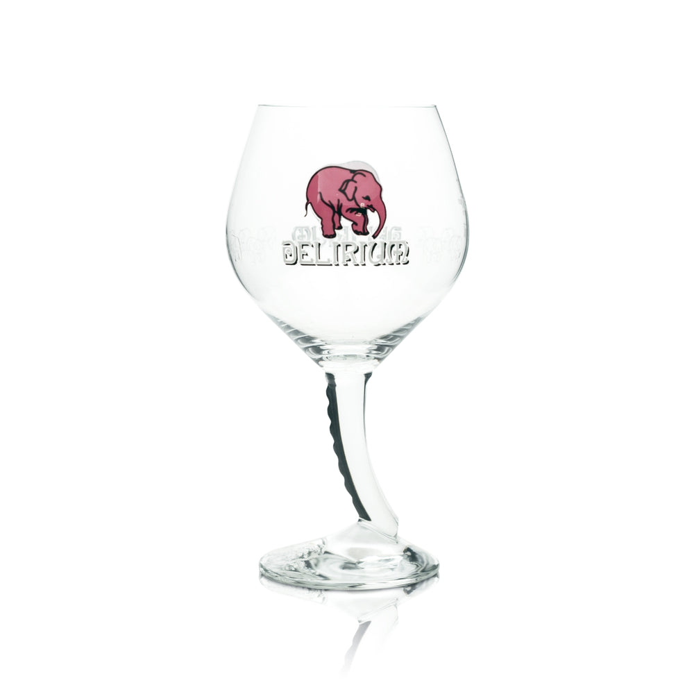 Szklanka do piwa Huyghe Delirium Craft 0,5l Goblet Balloon Glasses Elephant pink Beer