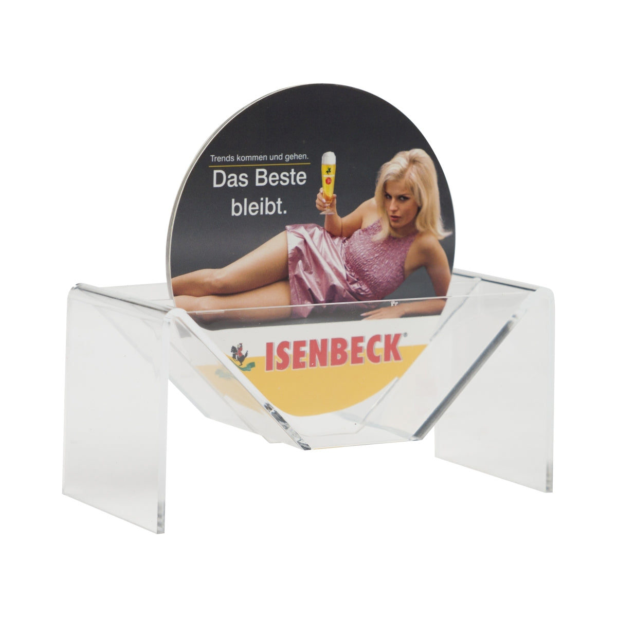 Stojak na podkładkę pod piwo Isenbeck Stojak na stół Filcowe szklanki do piwa Piwo Gastro
