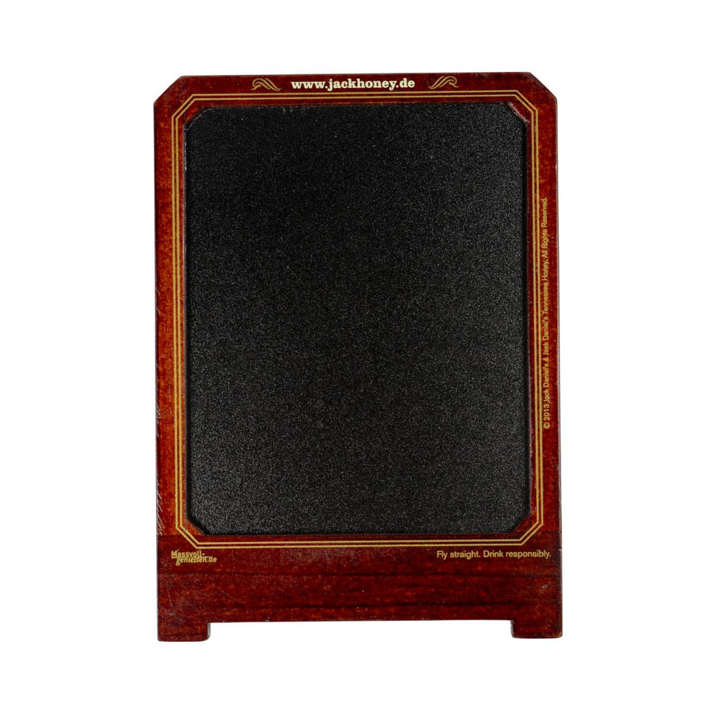 Jack Daniels tablica kredowa 14x19cm miodowa tablica menu o wyglądzie drewna karta menu gastro