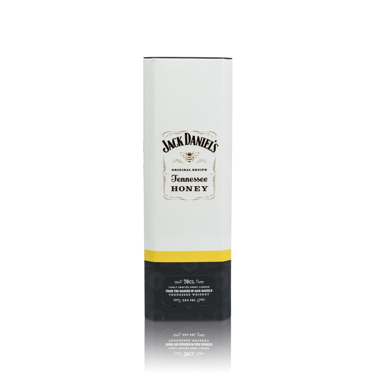 Puszka whiskey Jack Daniel's Honey biała 0,7l 2018 metalowa puszka kolekcjonerska – Widok 2