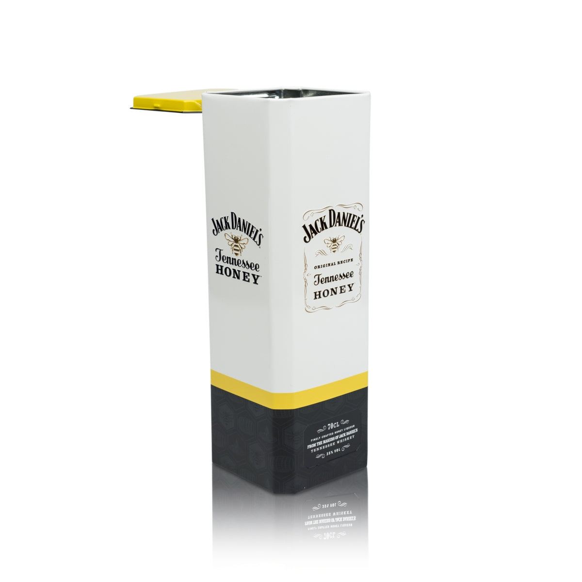 Puszka whiskey Jack Daniel's Honey biała 0,7l 2018 metalowa puszka kolekcjonerska – Widok 3