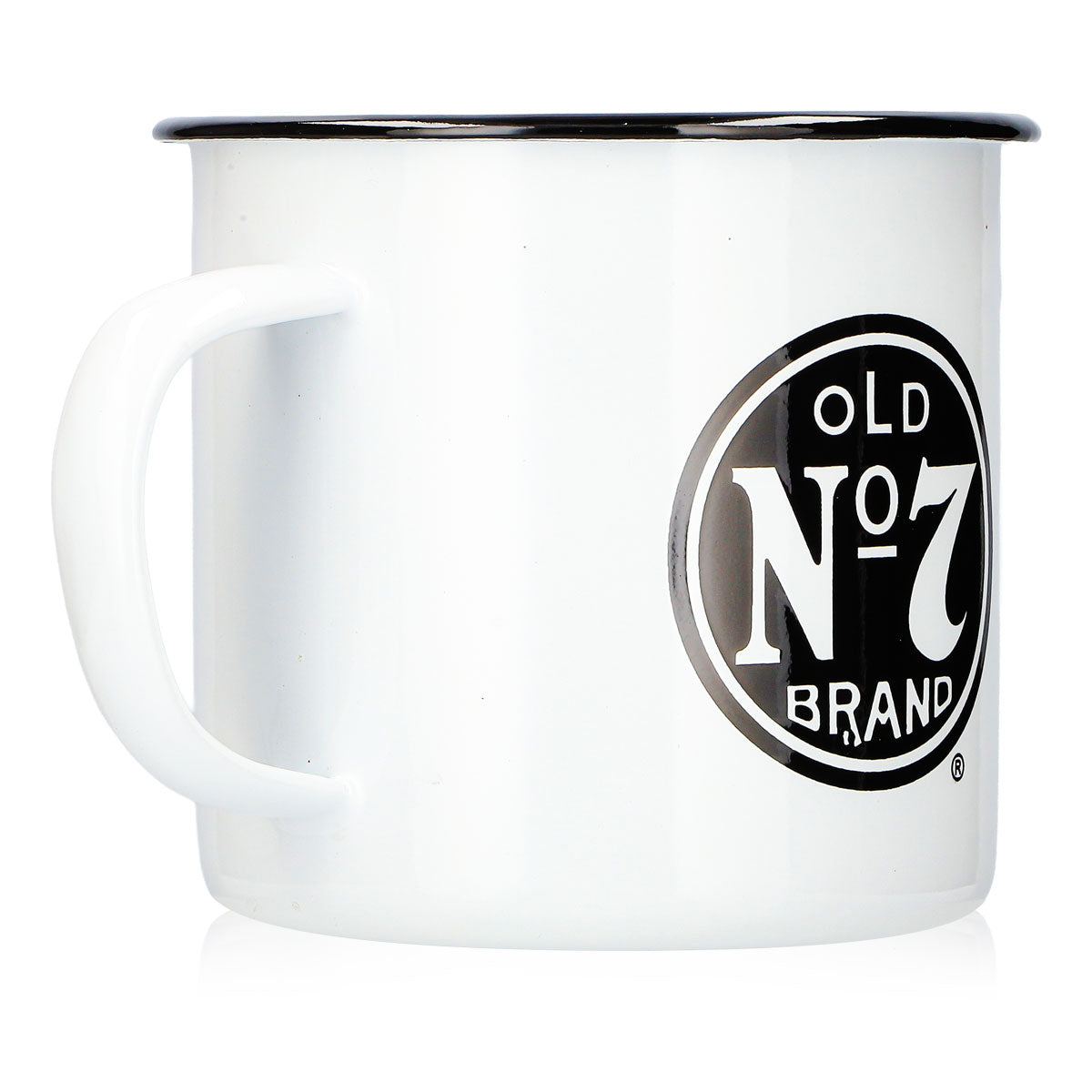 Szklanka do whisky Jack Daniels 0,54 l z nadrukiem „MAKE IT COUNT”, biała – Widok 4