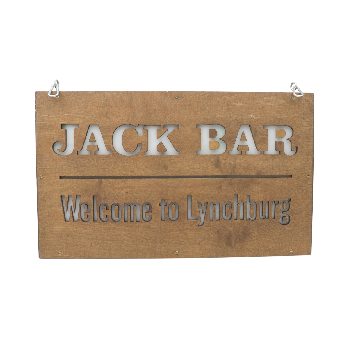 Jack Daniels Whiskey podświetlany znak 50x30cm znak Lynchburg Bar LED światło drewno