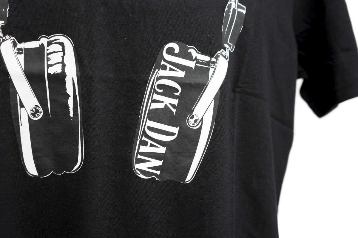 Koszulka Jack Daniels Whiskey Koszulka festiwalowa Męska L Słuchawki stare logo – Widok 4