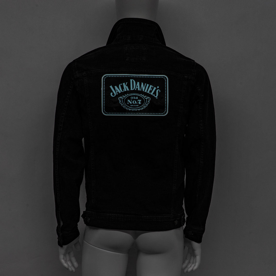 Jack Daniels Whisky Men LED Kurtka jeansowa długa Kurtka festiwalowa nr 7 rozmiar M – Widok 7
