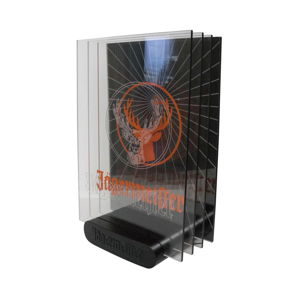Podświetlany znak 3D Jägermeister Podświetlany znak LED Retro Kolekcjoner