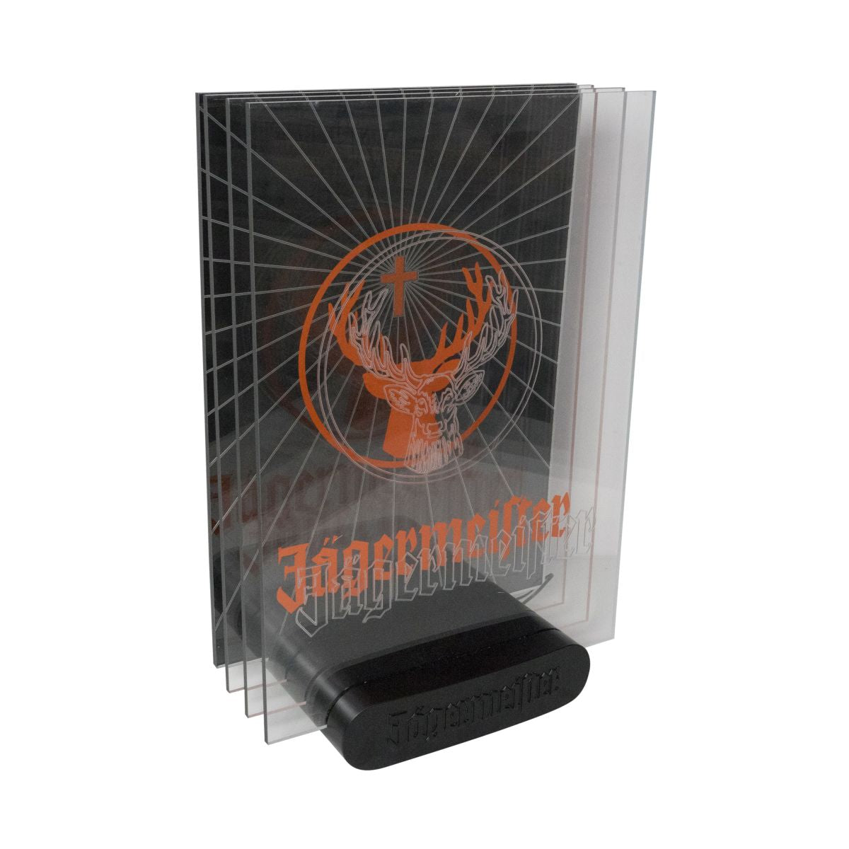 Podświetlany znak 3D Jägermeister Podświetlany znak LED Retro Kolekcjoner – Widok 3