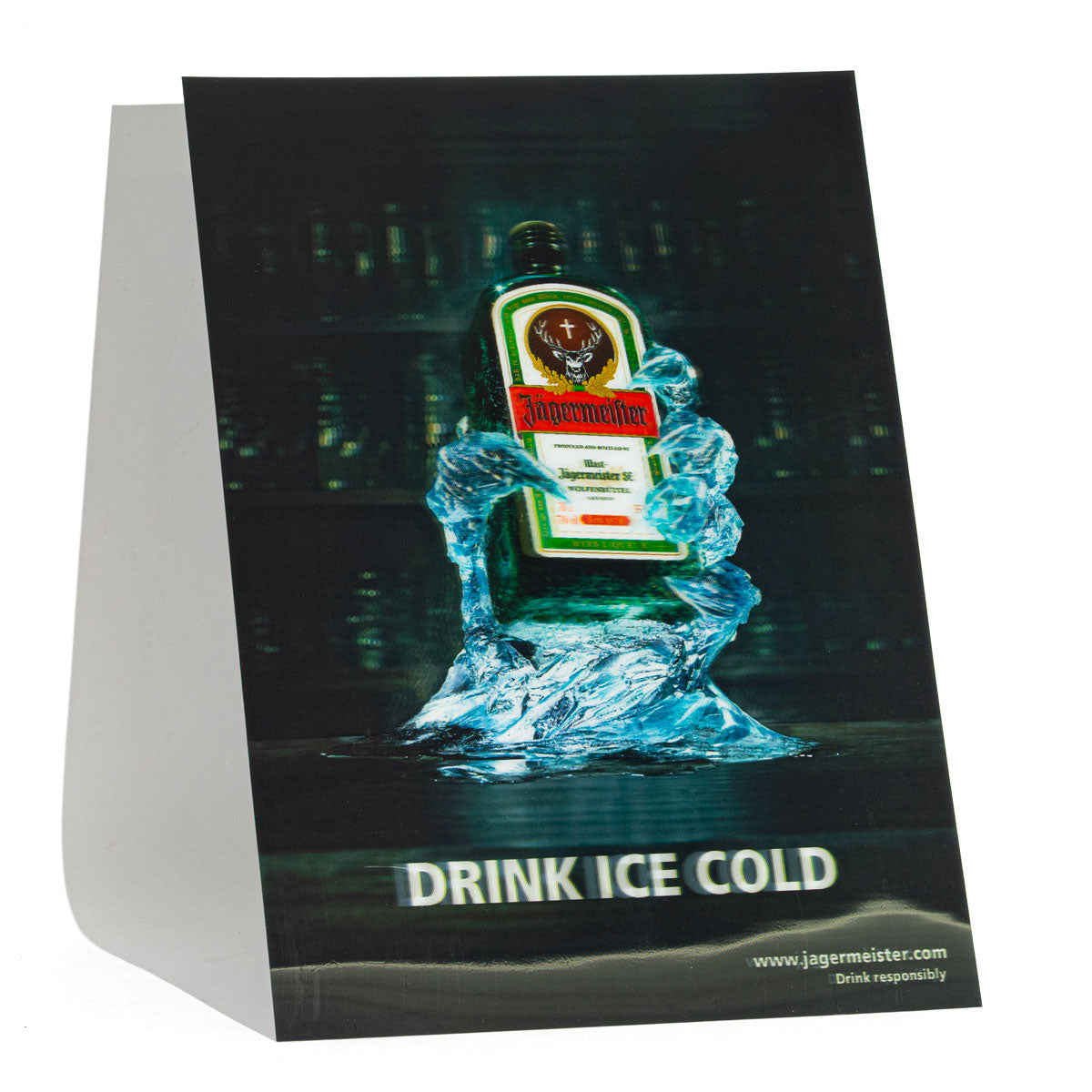 Jägermeister 3D plakat ścienny Gruby papier 48x34cm Tablica reklamowa Dekoracja – Widok 2