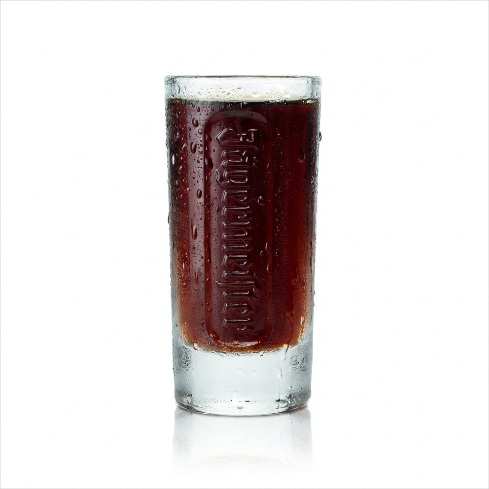 Jägermeister Glass 0.1l Tumbler On Ice Contour Relief Glasses Latający Jeleń Jägerbombe