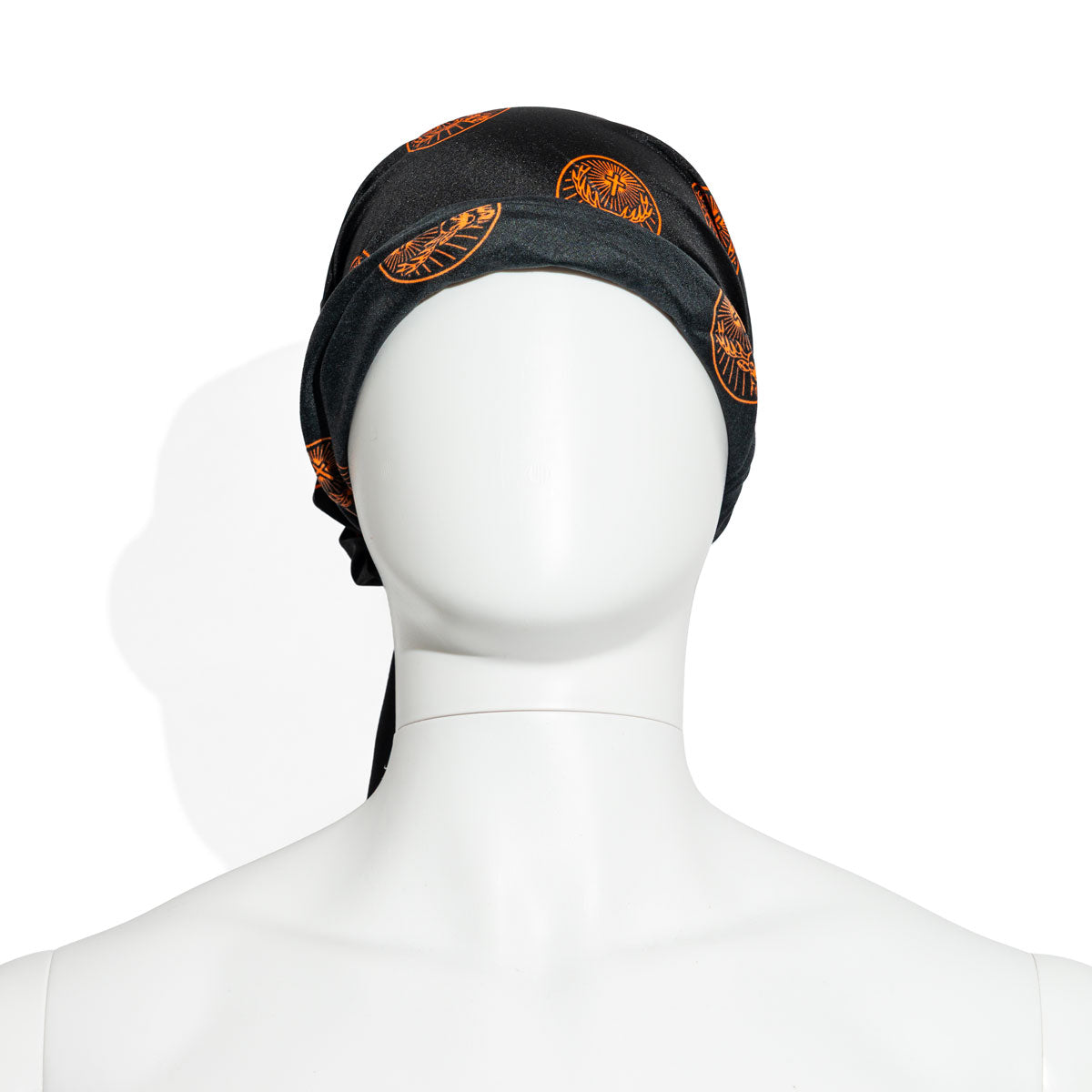 Jägermeister Likör Chustka Bandana Chustka motocyklowa czarna/pomarańczowa