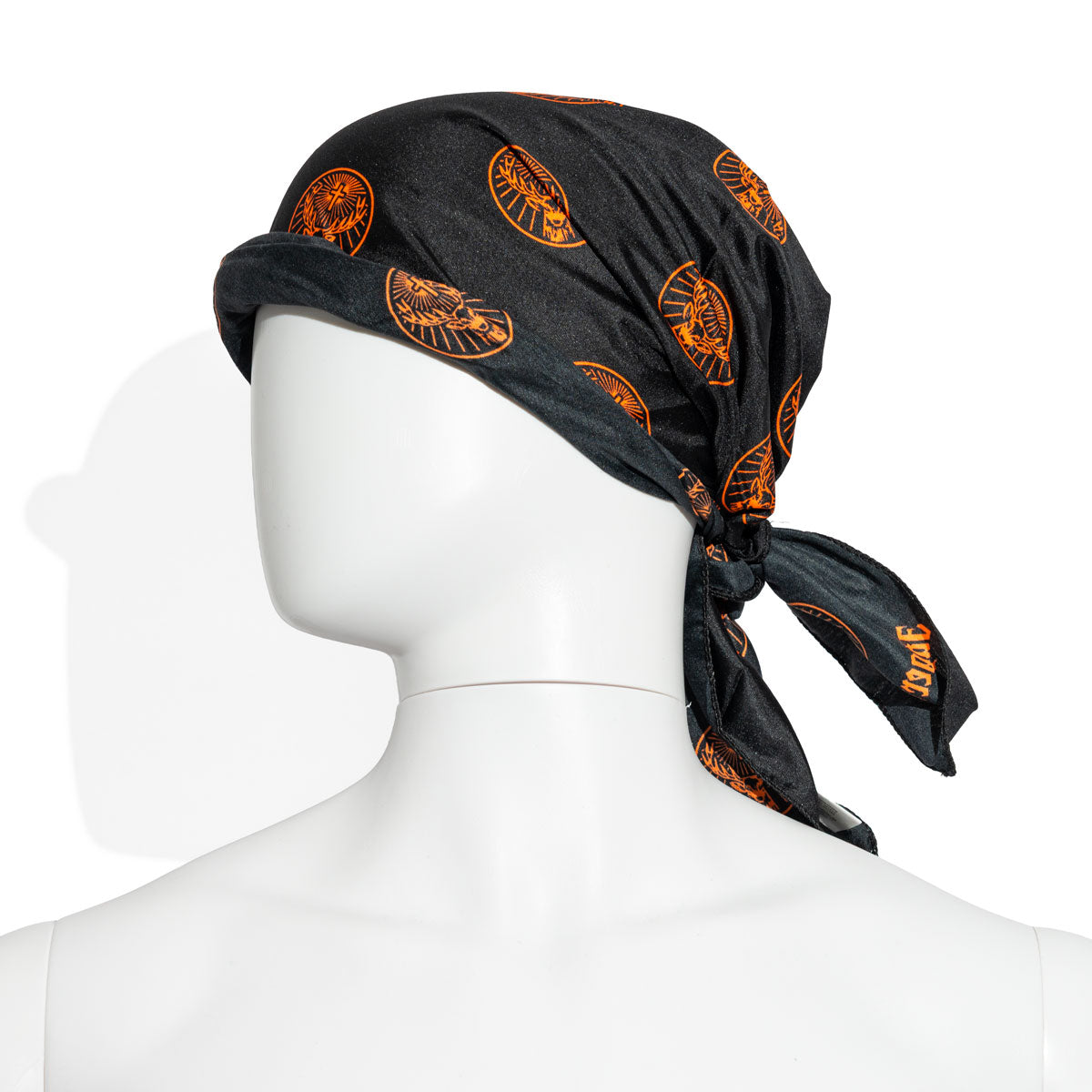 Jägermeister Likör Chustka Bandana Chustka motocyklowa czarna/pomarańczowa – Widok 3
