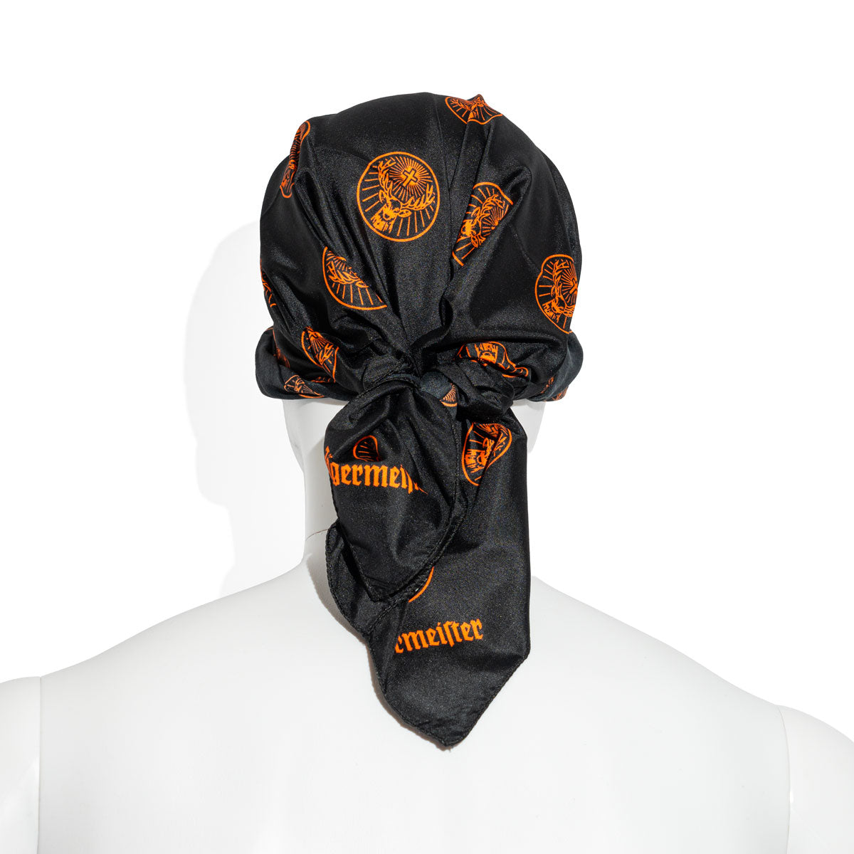 Jägermeister Likör Chustka Bandana Chustka motocyklowa czarna/pomarańczowa – Widok 4