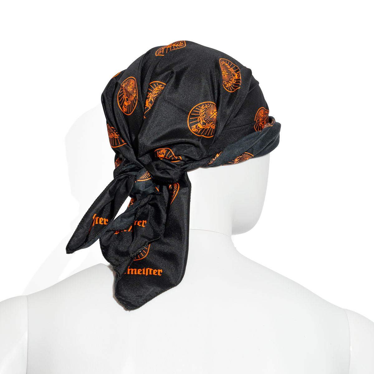 Jägermeister Likör Chustka Bandana Chustka motocyklowa czarna/pomarańczowa – Widok 5