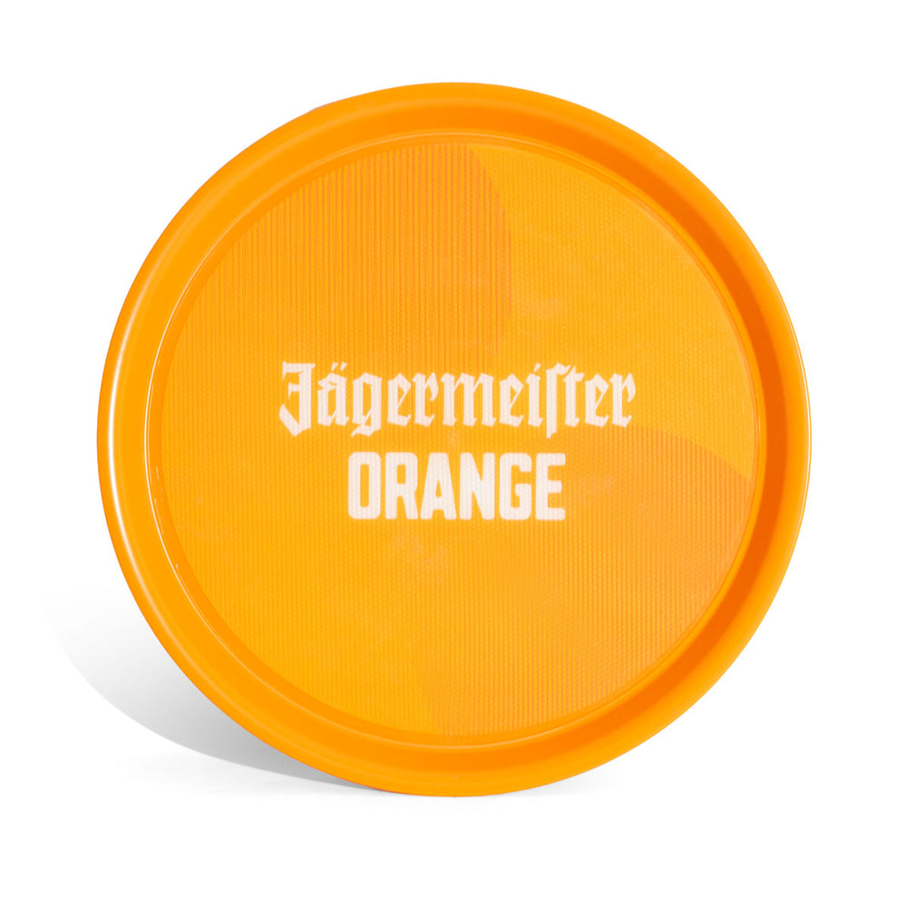 Likier Jägermeister Taca okrągła Taca do serwowania 37 cm średnicy „Pomarańcza” gumowana