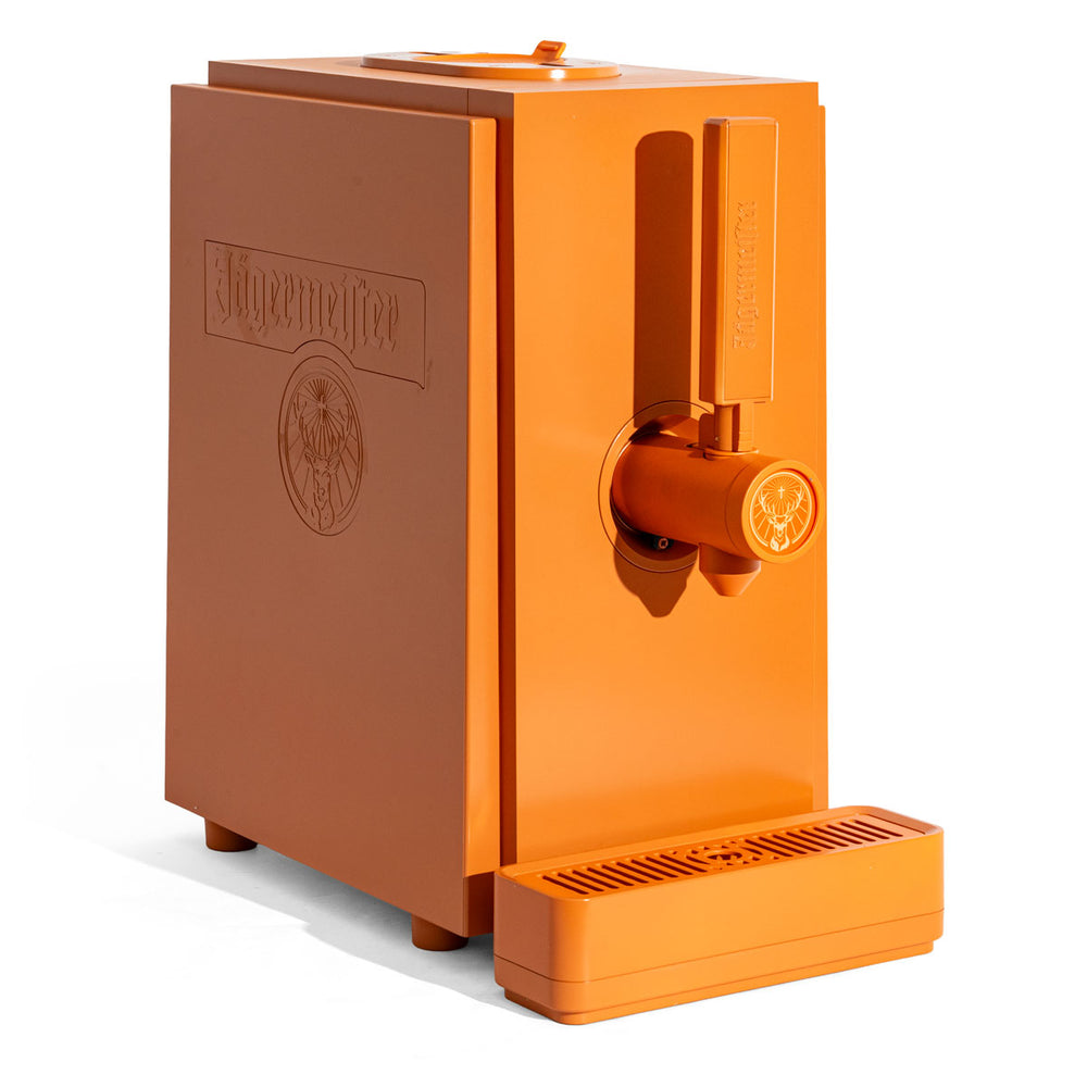 Jägermeister Tapmaschine Edycja specjalna ORANGE Shotmaschine 1 butelka z nalewakiem