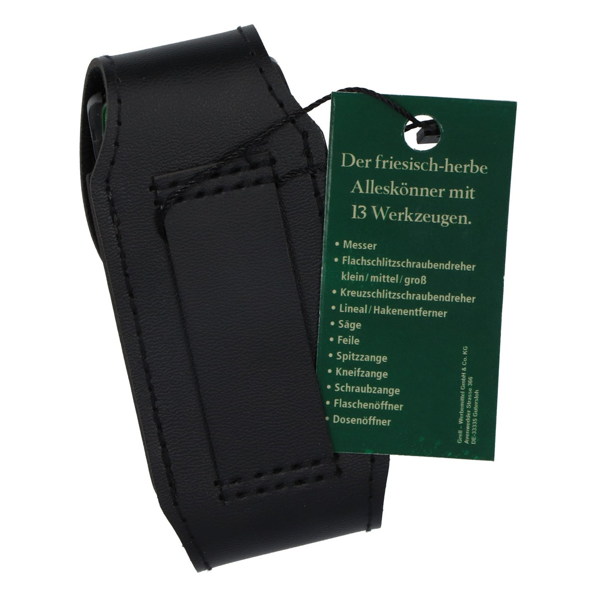 Jever Bier Outdoor Multitool Wielofunkcyjne narzędzie 13 narzędzi z torbą – Widok 3