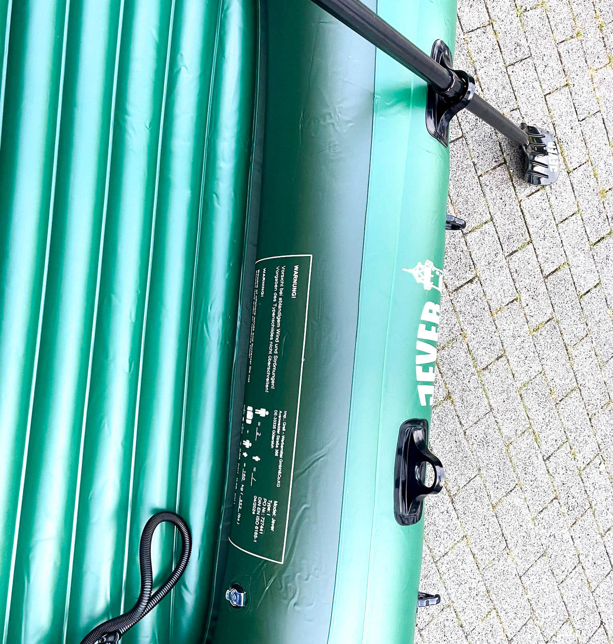 Jever Beer Outdoor Ponton Ponton wiosłowy Łódź wiosłowa 3 osoby Wiosła – Widok 6