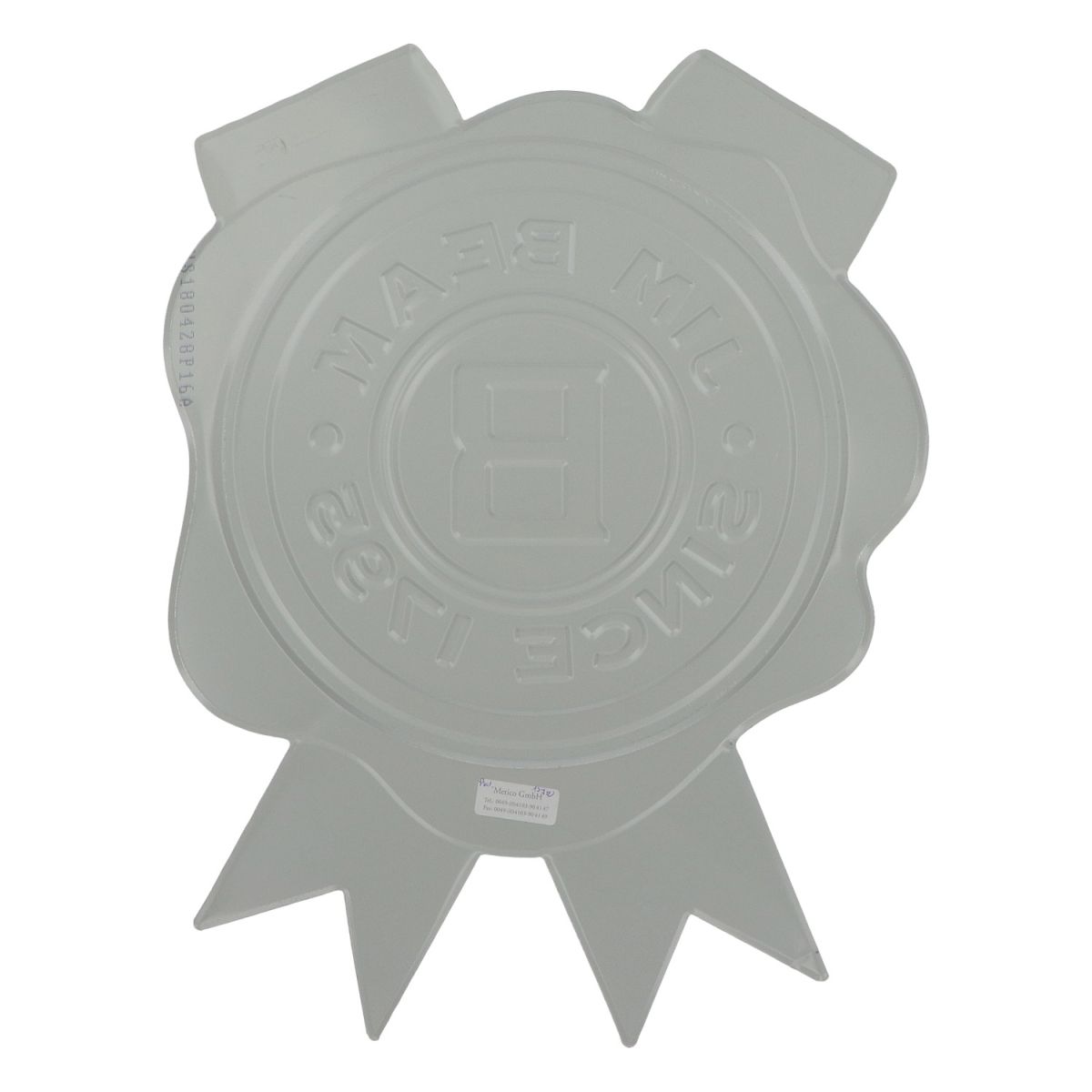 Jim Beam Blaszana tabliczka reklamowa 3D 40x30 cm Lata 90. SINCE 1795 Dekoracja reklamowa – Widok 2