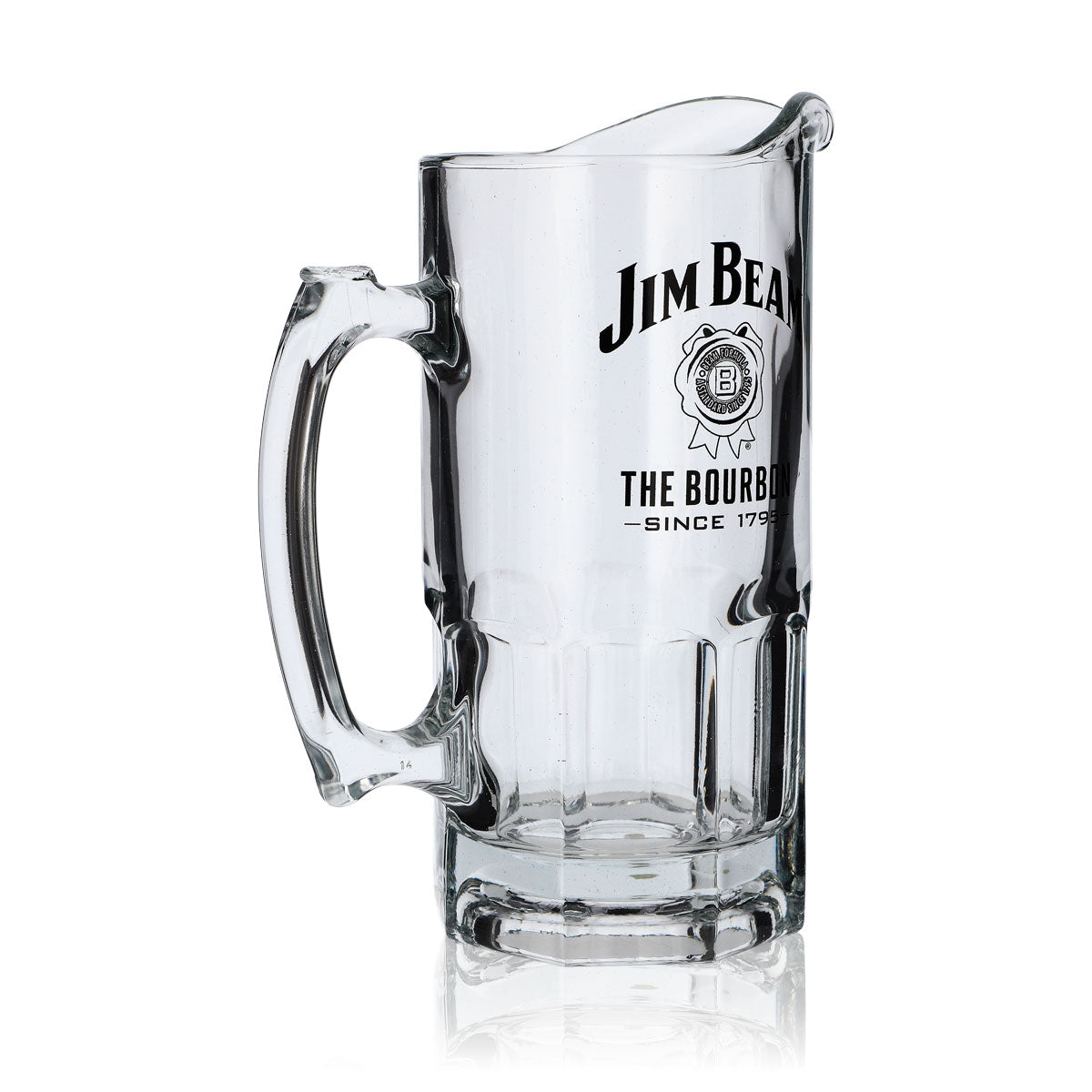 Jim Beam Karafka szklana 1 l do koktajli, long drinków, whisky, bourbonu, gastronomii – Widok 2