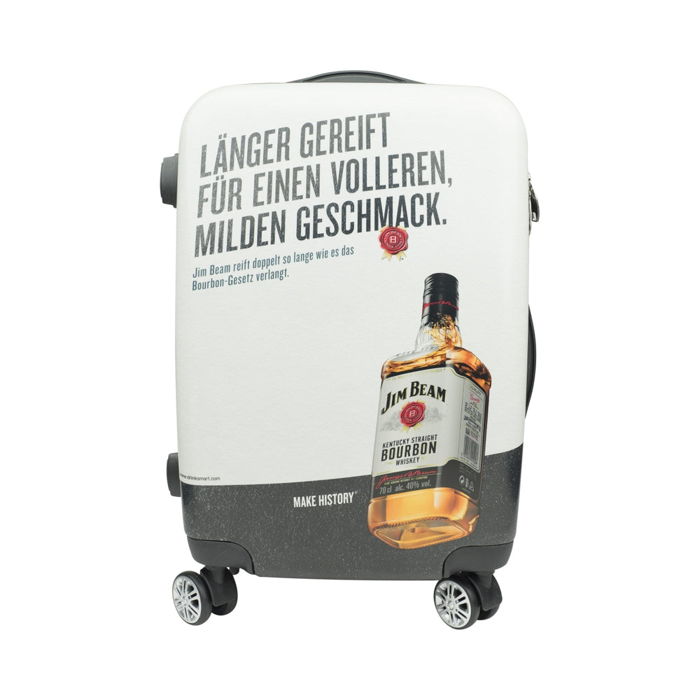 Walizka na whisky Jim Beam bagaż podręczny torba na kółkach logo podróżna walizka na kółkach