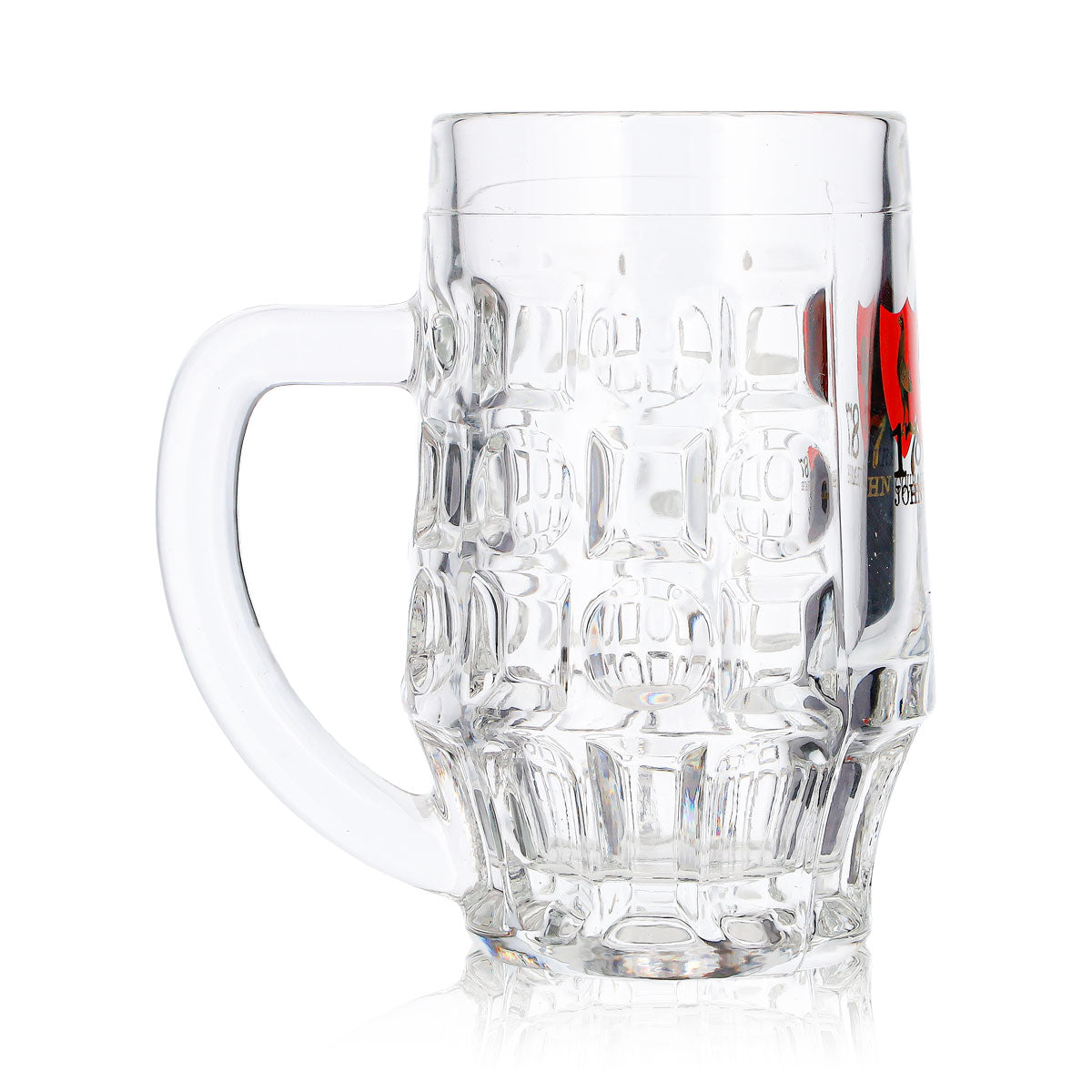 Szklanka do piwa John Courage 0,25 l z reliefem – Widok 4
