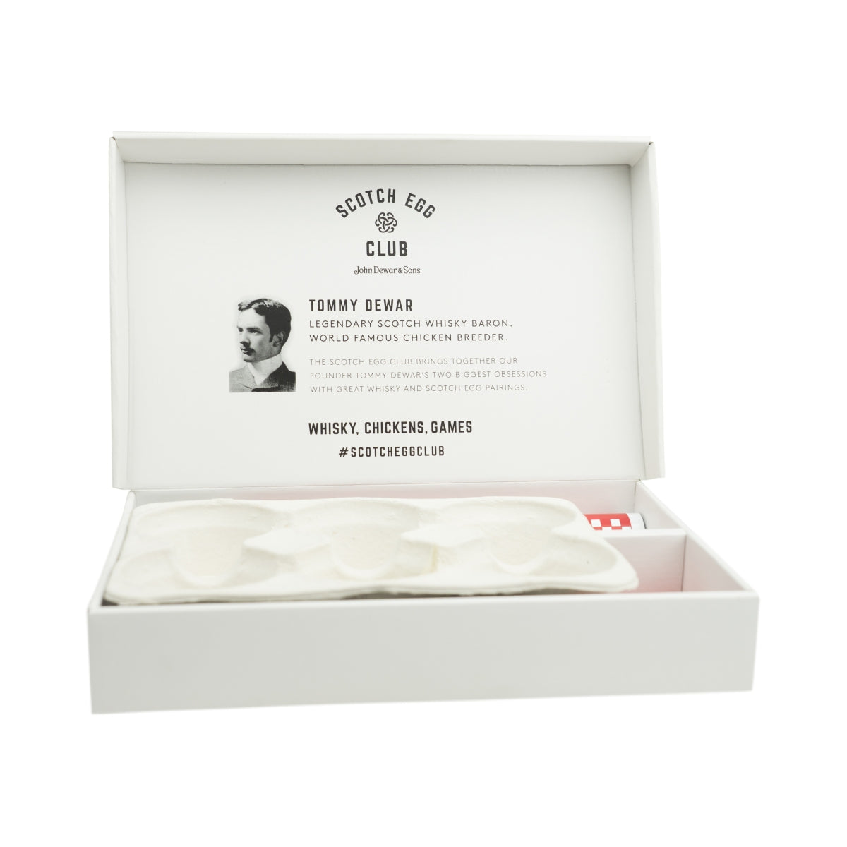 John Dewar&Sons zestaw do gry Chicken Bingo karton po jajku Chicken Game Drink Whiskey – Widok 2