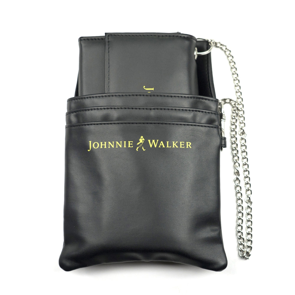 Johnnie Walker portfel pasek torba kabura skórzany łańcuch gastro kelner kelner