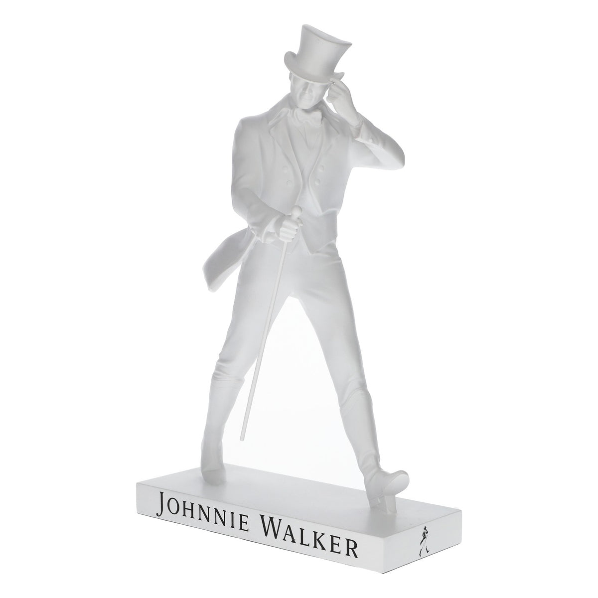 Figurka Johnie Walker Whiskey Walking Man, biała, 35 cm – Widok 2
