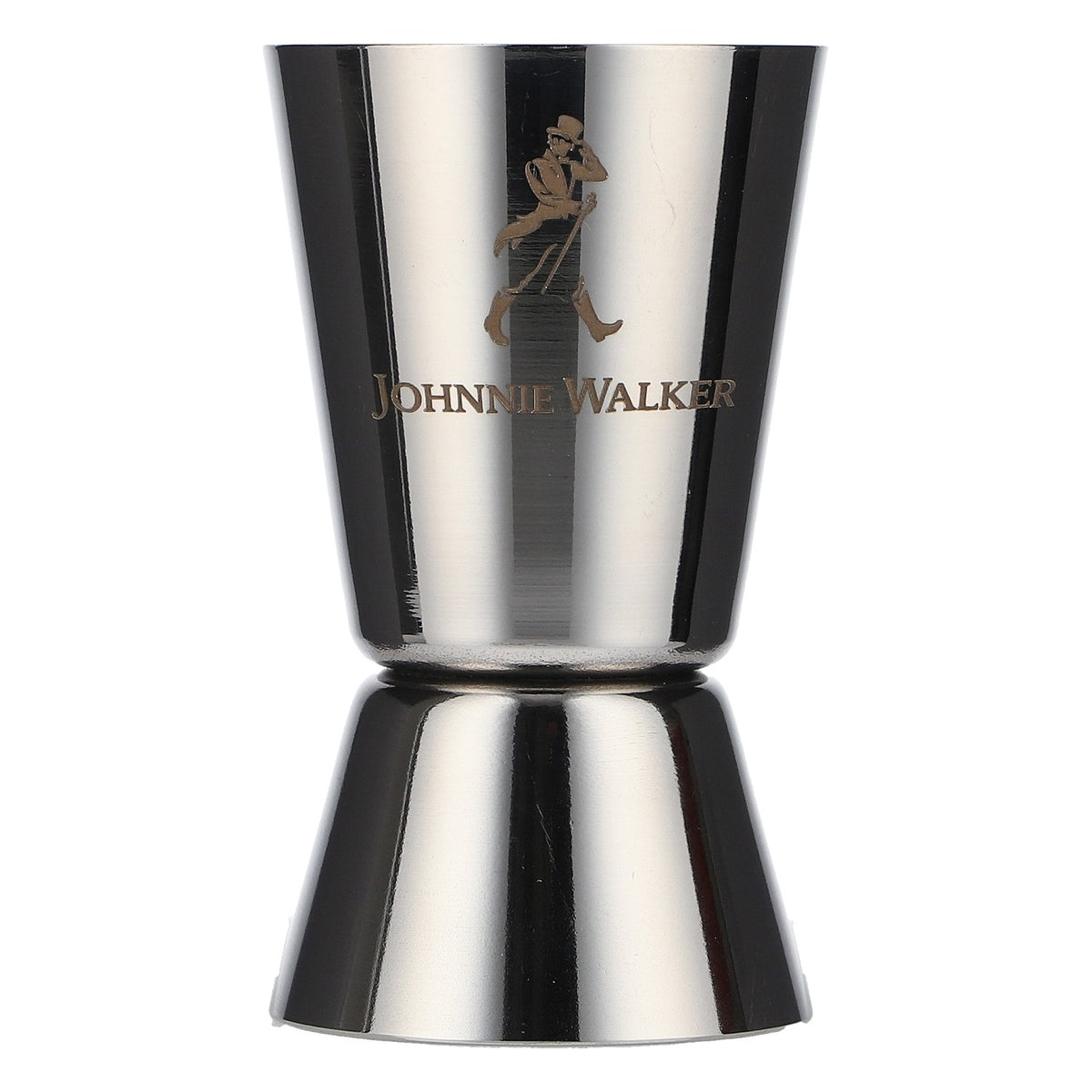 Johnnie Walker Whiskey Jigger Miarka barowa Akcesoria barowe Srebro Stal nierdzewna